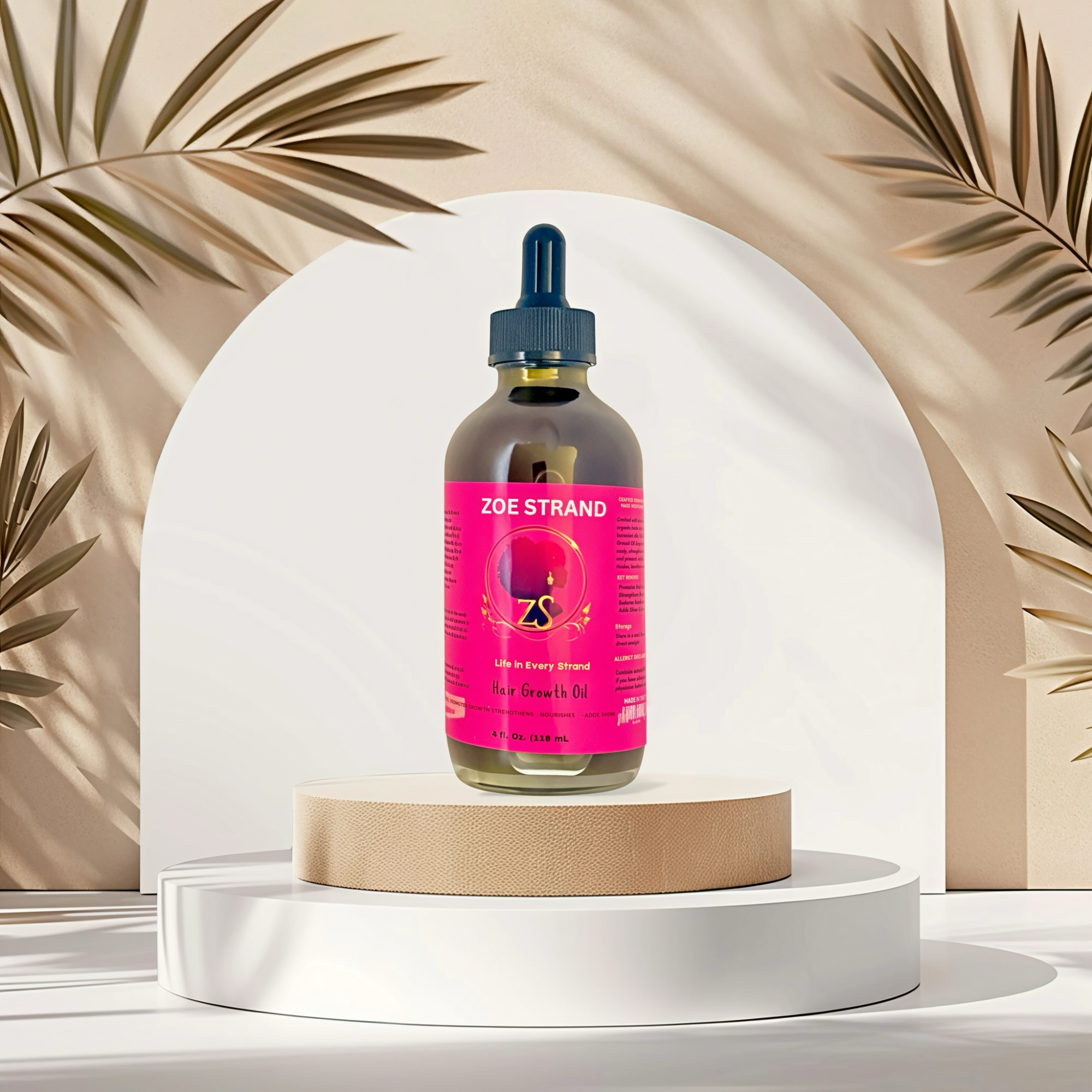 Super Strength Herbal Infused Hair Growth Oil